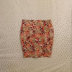 Floral Pencil Skirt